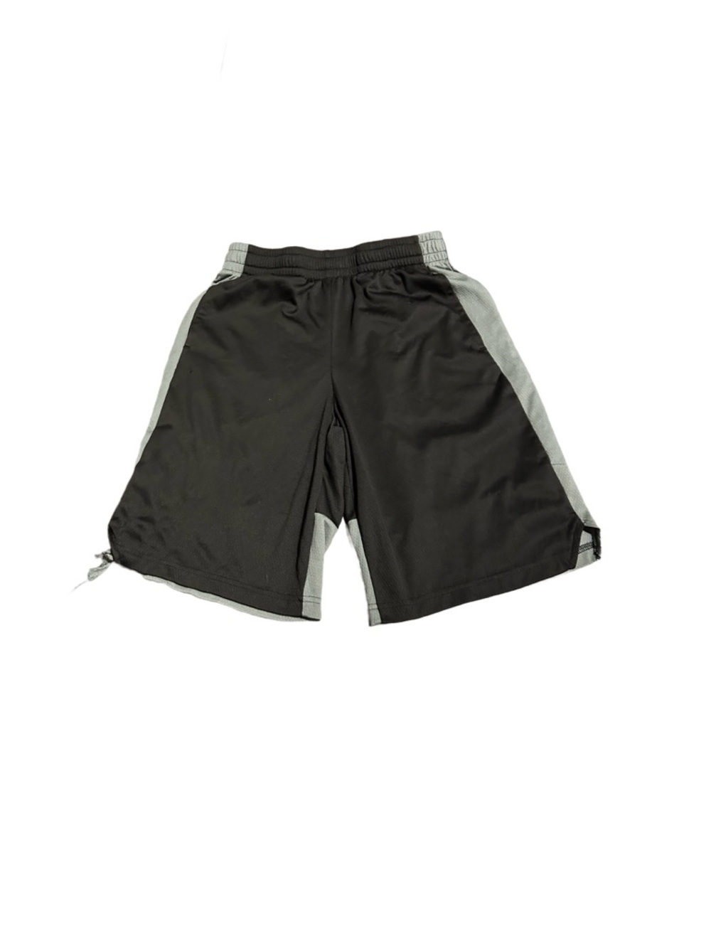 🔥tek gear Black Athletic Shorts with Gray Side Panels
